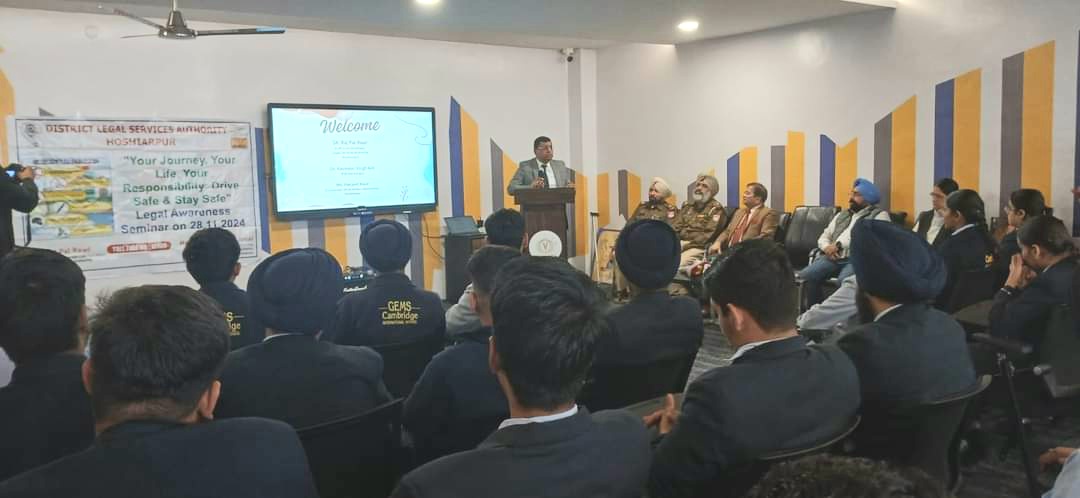 Awareness program on road safety and traffic rules compliance organized
